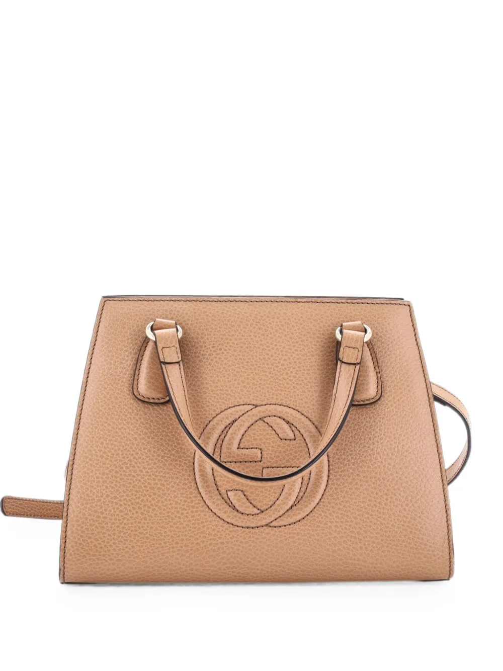 Gucci Pre-Owned Soho Convertible Top Handle Leather Small satchel - Nude