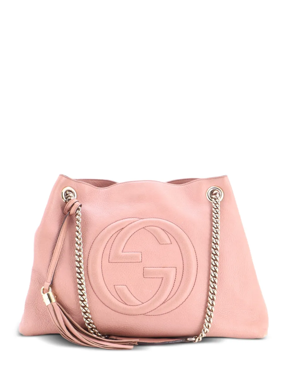 Gucci Pre-Owned Mittelgroße Soho Schultertasche mit Kette - Rosa