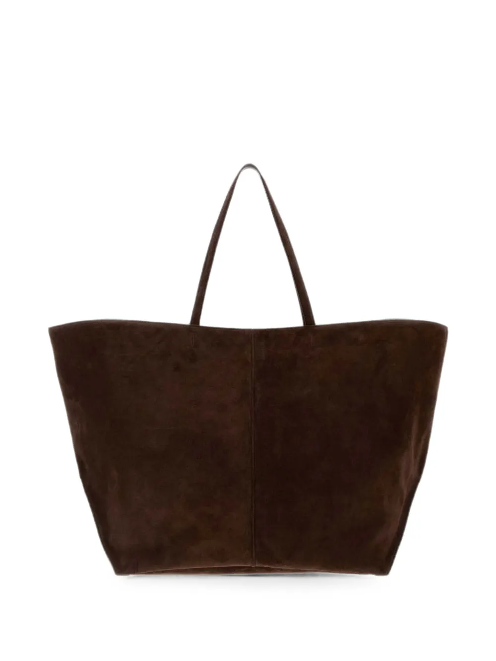 Jil Sander Linea suede tote bag Bruin