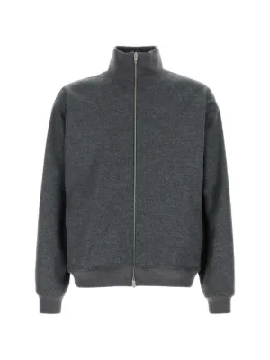 CHANEL Pre-Owned double-CC zip-up Jacket | Grey | FARFETCH