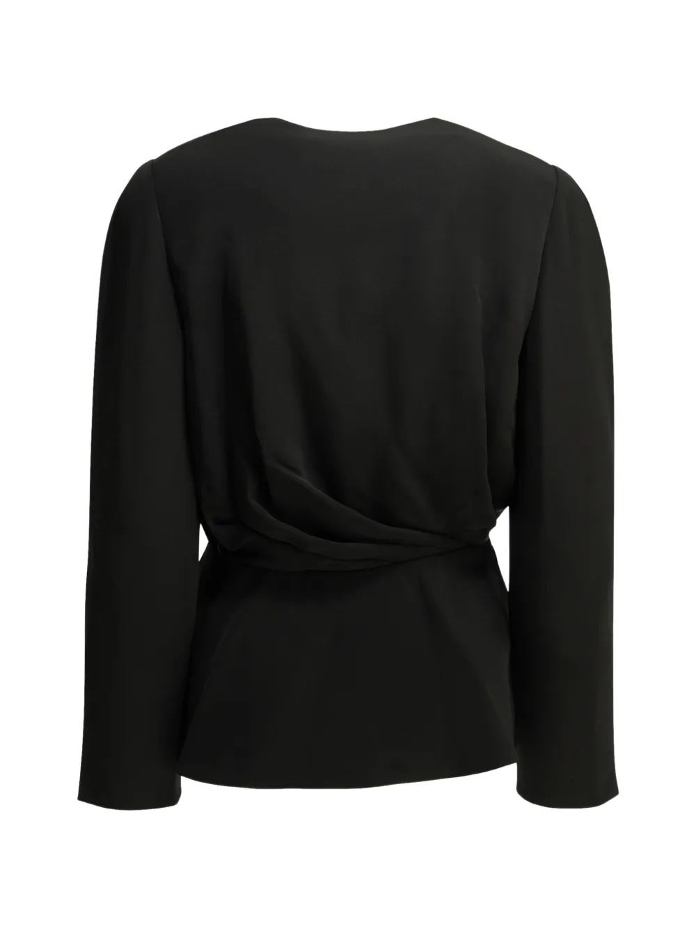 Chloé Gedrapeerde peplum top Zwart