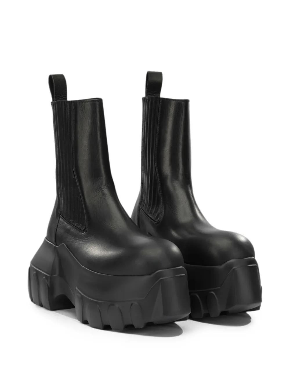 Rick Owens platform ankle boots Zwart