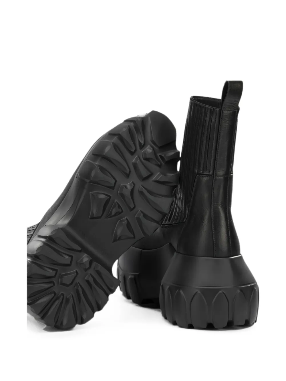 Rick Owens platform ankle boots Zwart