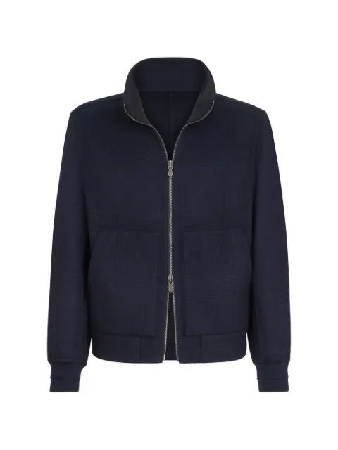 Brunello Cucinelli hand-crafted reversible bomber jacket