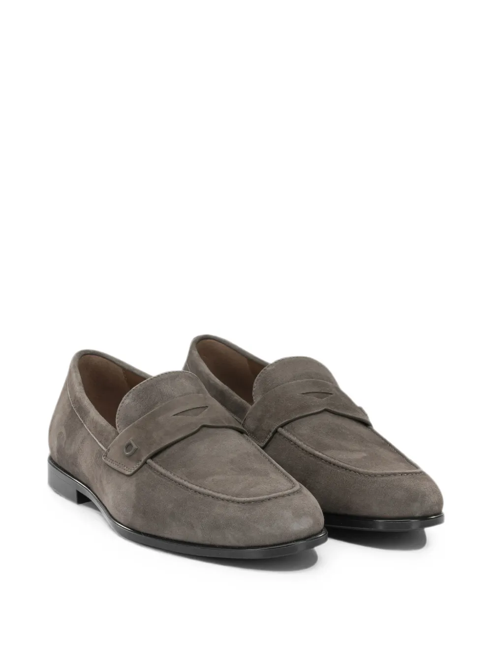 Ferragamo suede loafers Grijs