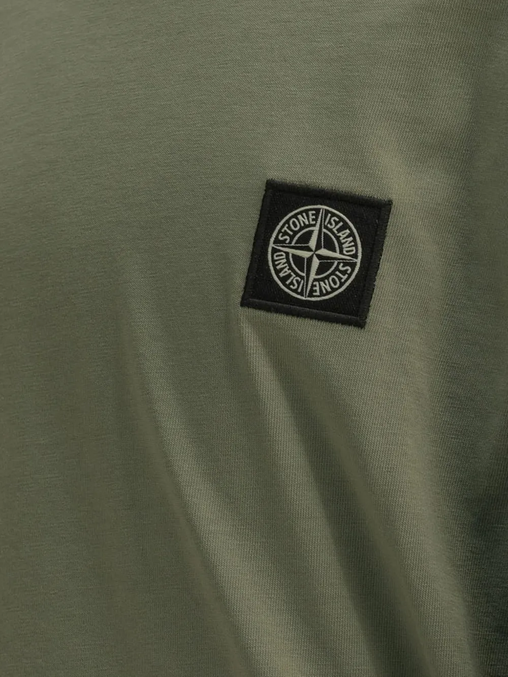 Stone Island Junior T-shirt met logopatch Groen
