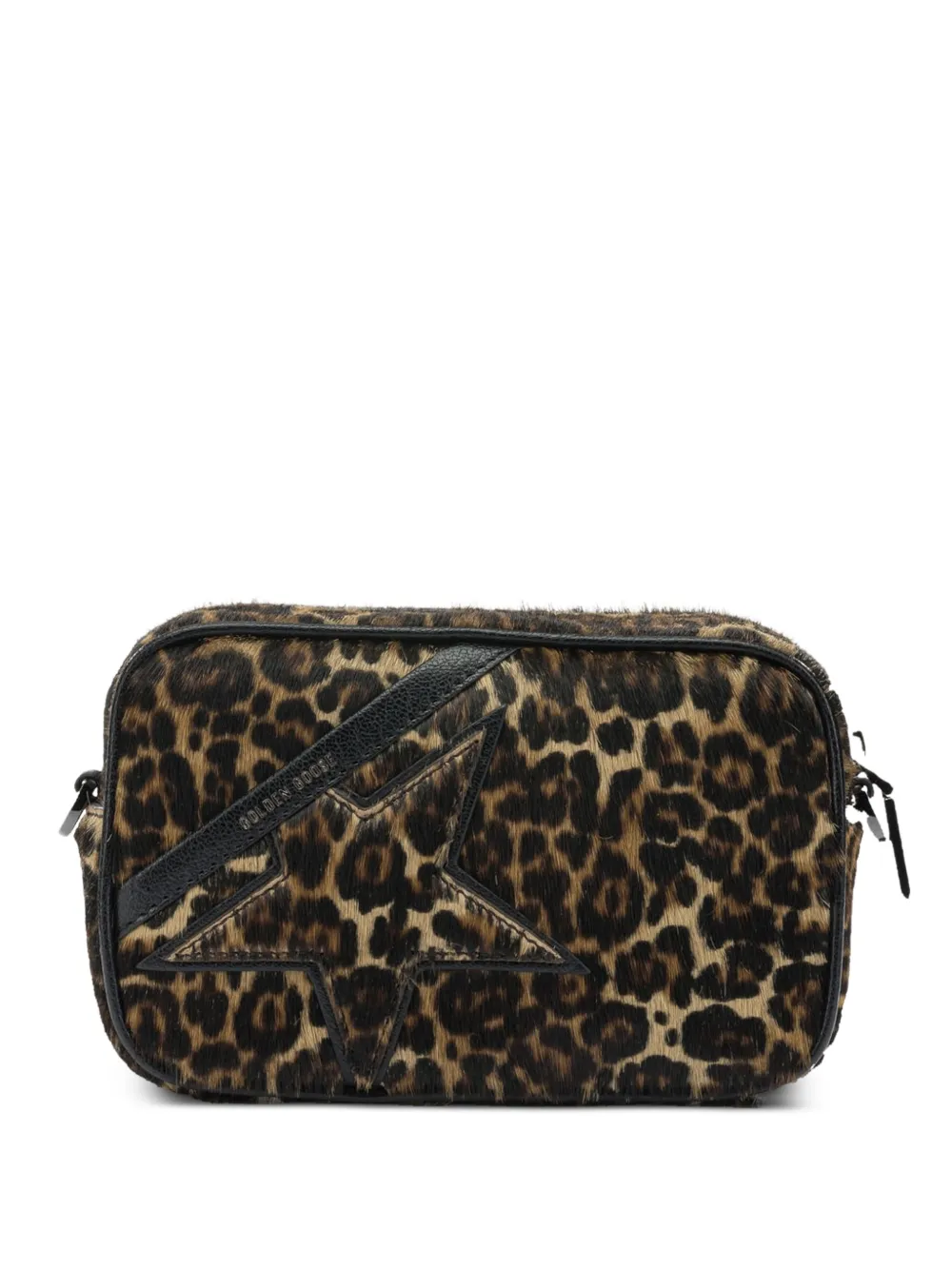 Golden Goose mini Star animal-print shoulder bag - Braun