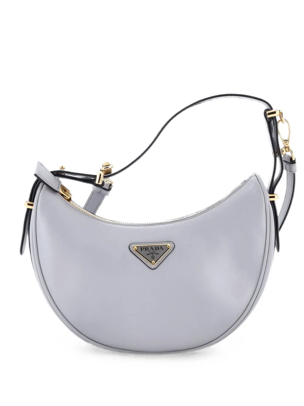 Prada Pre-Owned Kleine Arque Half Moon Beuteltasche - Grau