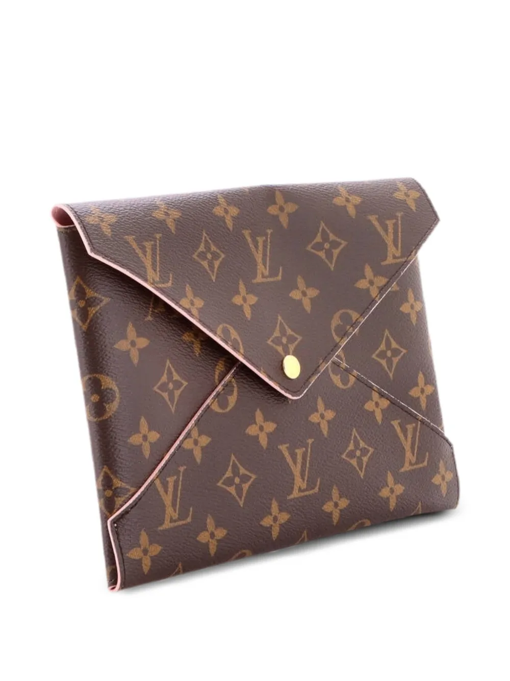 Louis Vuitton Pre-Owned GM Kirigami Pochette Monogram Canvas-Clutch - Braun