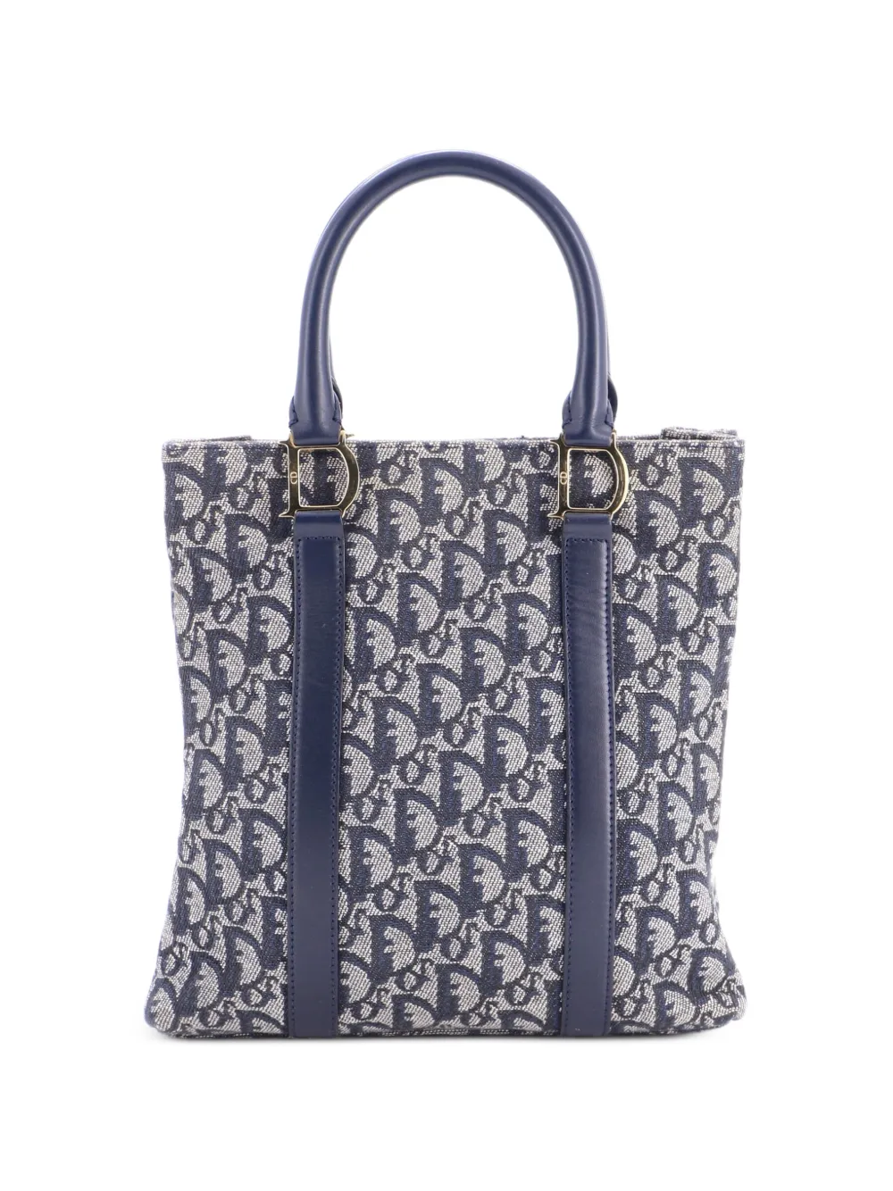 Christian Dior Pre-Owned Vintage Open Diorissimo Canvas Small tote bag - Blue
