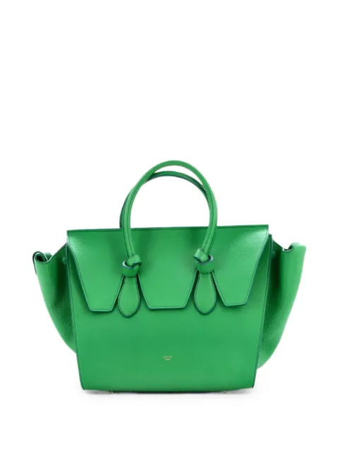 Celine Pre-Owned Tie Knot Grainy Leather Small tote bag