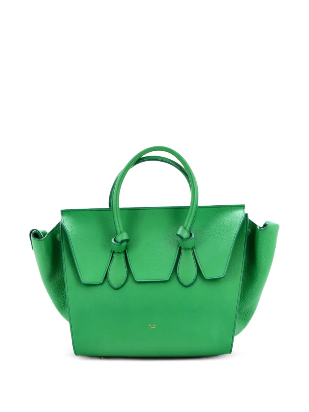 Celine Pre-Owned Kleine Tote Bag aus gekörntem Leder - Grün