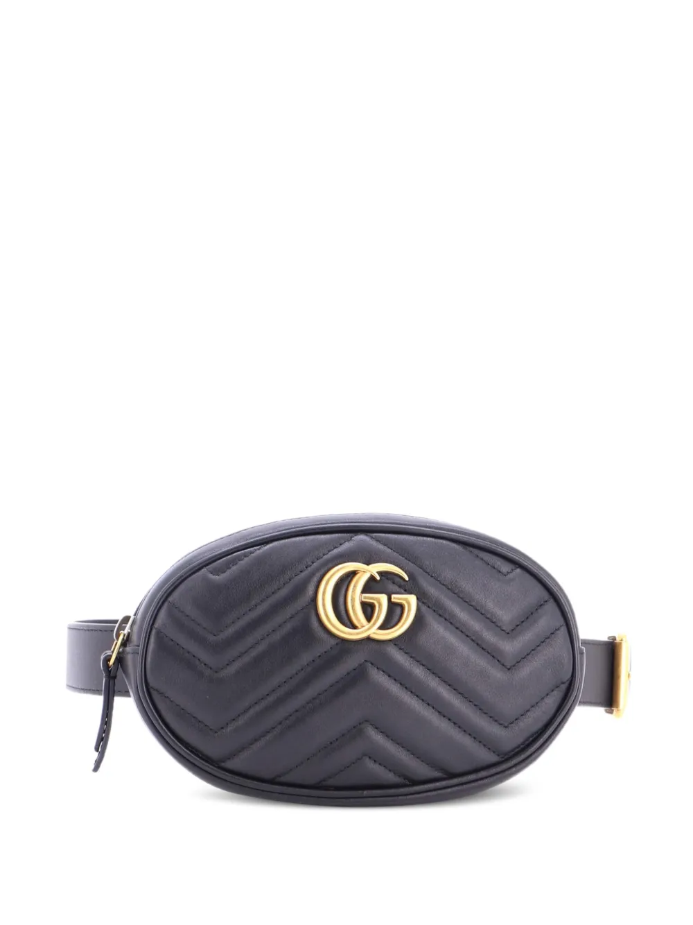 Gucci Pre-Owned GG Marmont Matelasse Gürteltasche - Schwarz