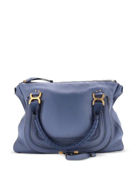 Chloé Pre-Owned bolso de hombro Marcie grande de piel