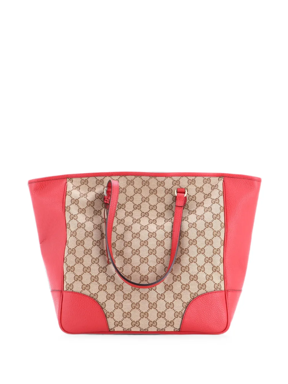 Gucci Pre-Owned Borsa tote Bree media in tela GG e pelle - Marrone