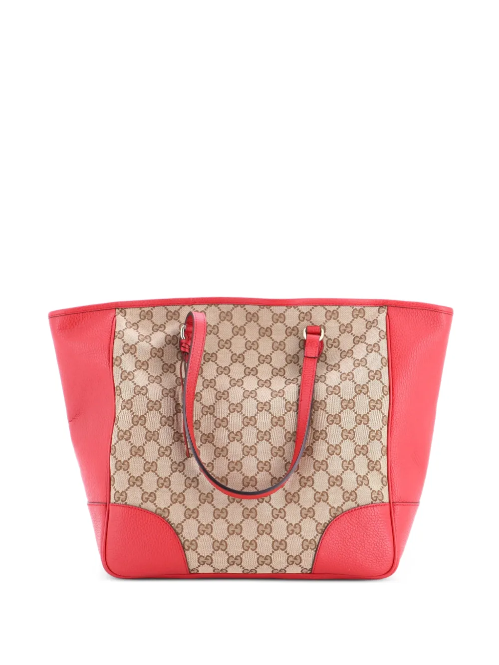 Gucci Pre-Owned Borsa tote Bree media in tela GG e pelle - Marrone