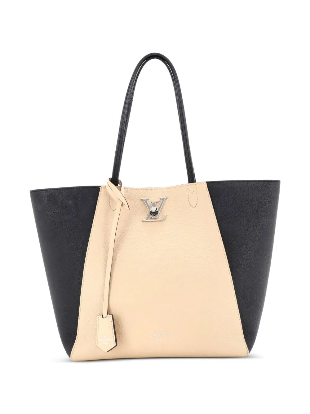 Louis Vuitton Pre-Owned Lockme Cabas Leather tote bag - Black