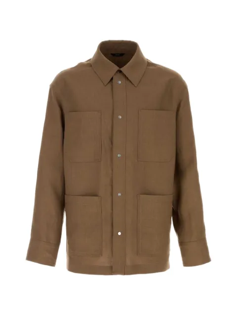 FENDI Go-To logo-embroidered jacket