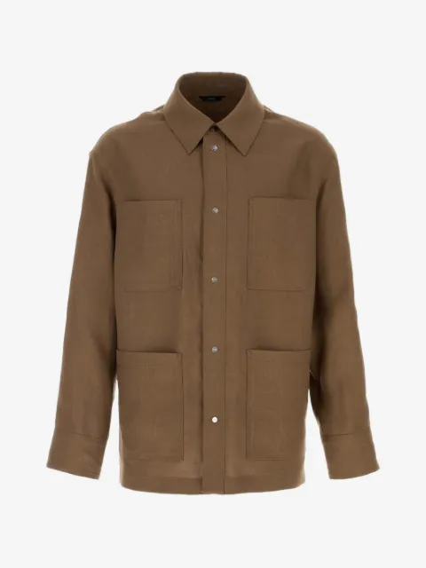 FENDI Go-To logo-embroidered jacket
