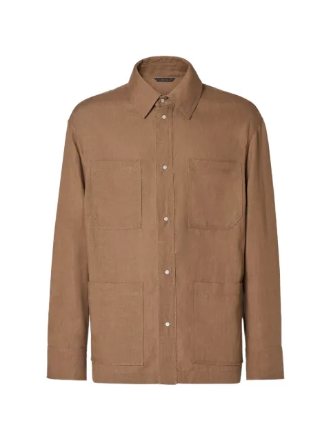 FENDI blouson linen Go-To jacket