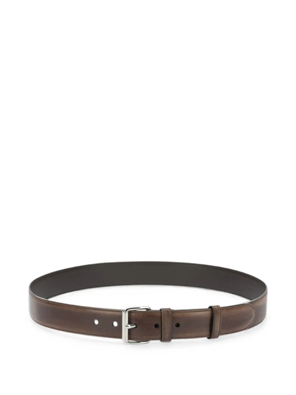 Prada leather buckle-fastening belt - Braun