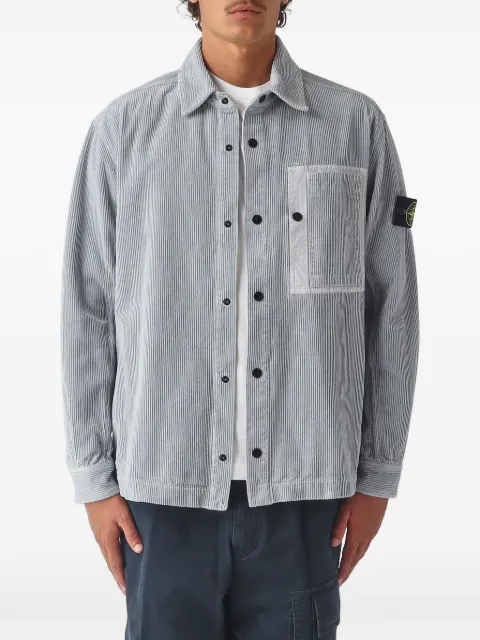 Stone Island 1200016 organic cotton corduroy 800 shirt