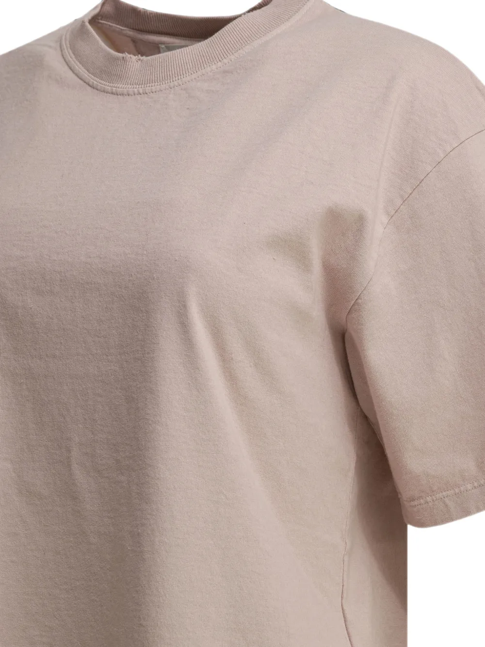 Golden Goose logo-patch T-shirt Roze