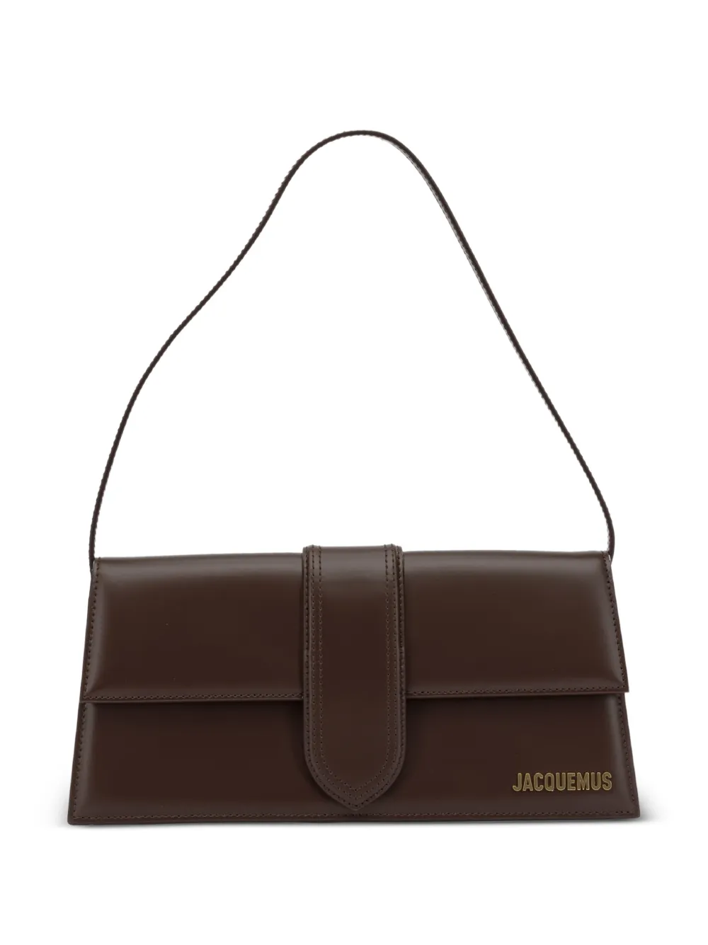 Jacquemus The long Bambino leather shoulder bag - Brown
