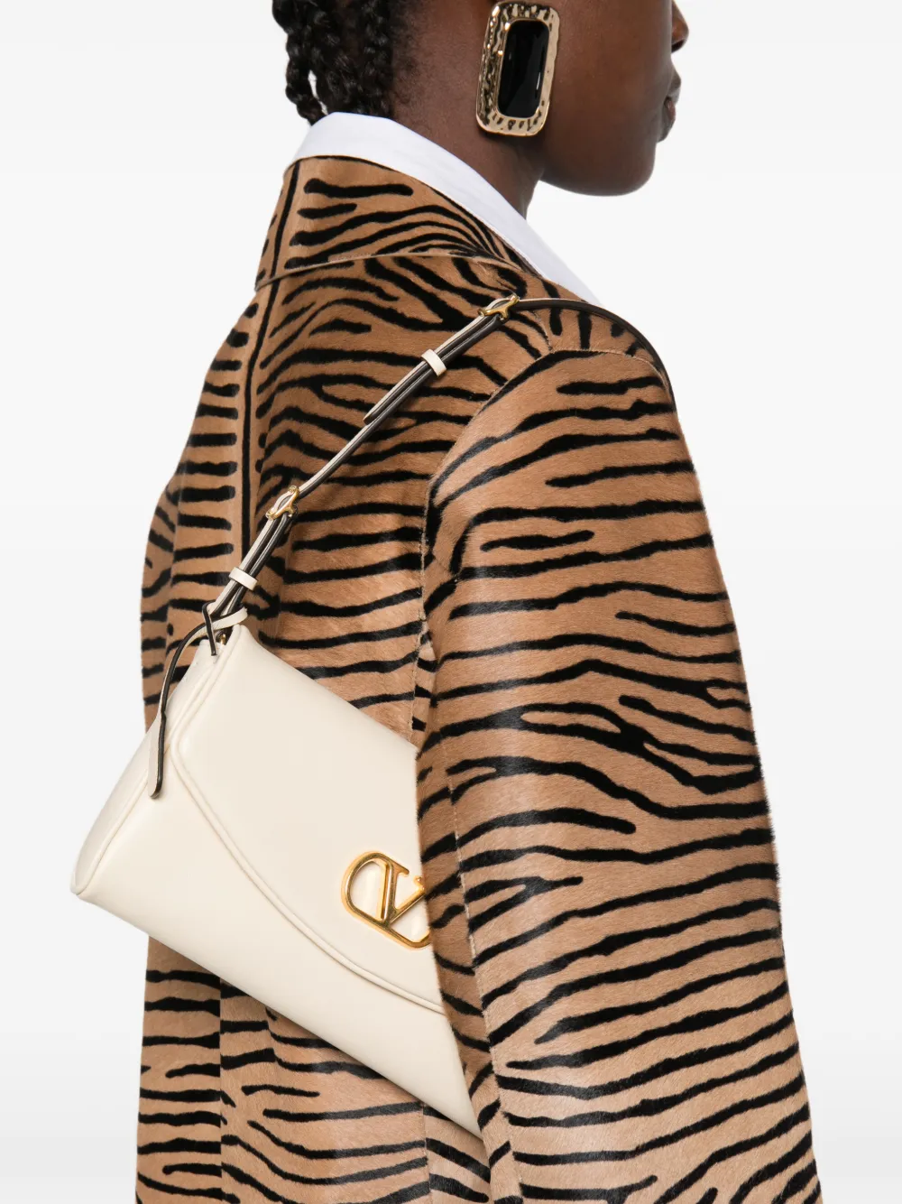 Valentino Garavani Kleine Devain schoudertas Wit