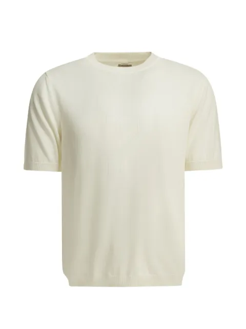 RAKKI number-patch knitted T-shirt