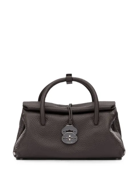 Zanellato stud-embellished leather tote bag