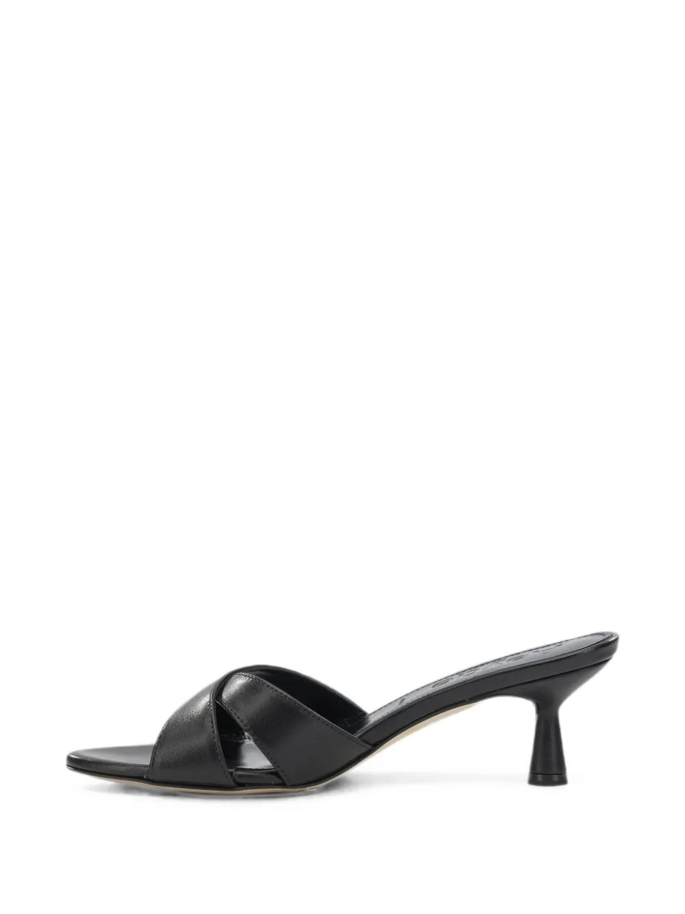 Aeyde leather sandals Zwart