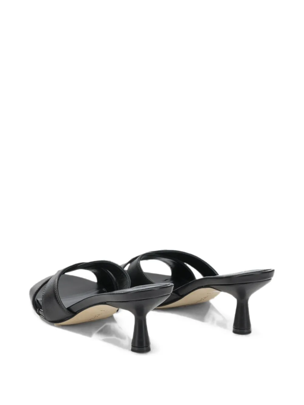 Aeyde leather sandals Zwart