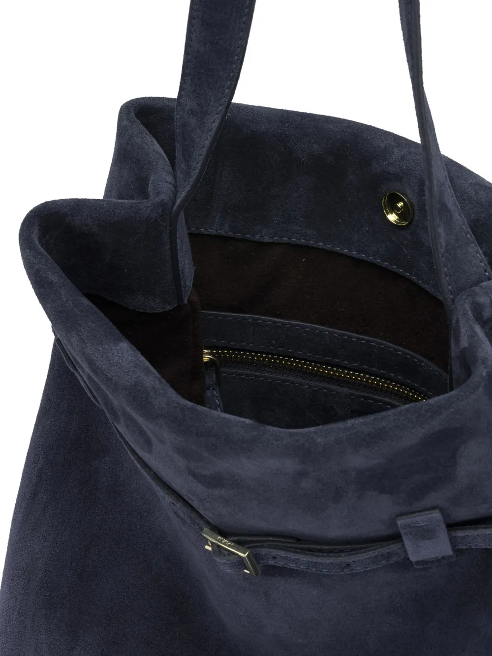 Manu Atelier Tote du Jour suède shopper Blauw