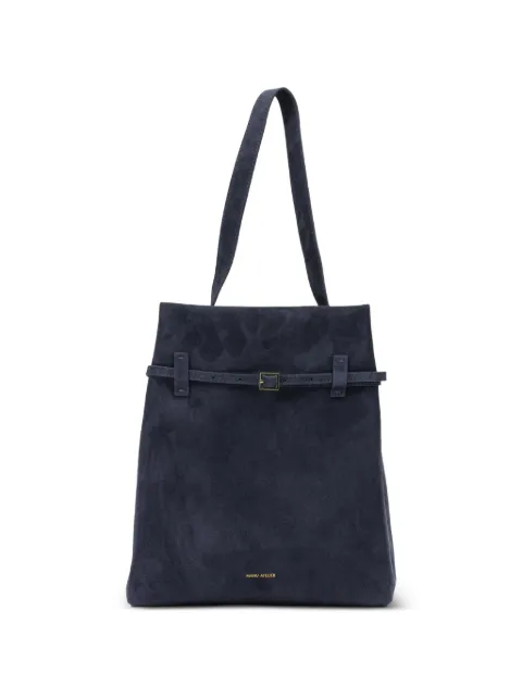 Manu Atelier Tote du Jour suede tote bag