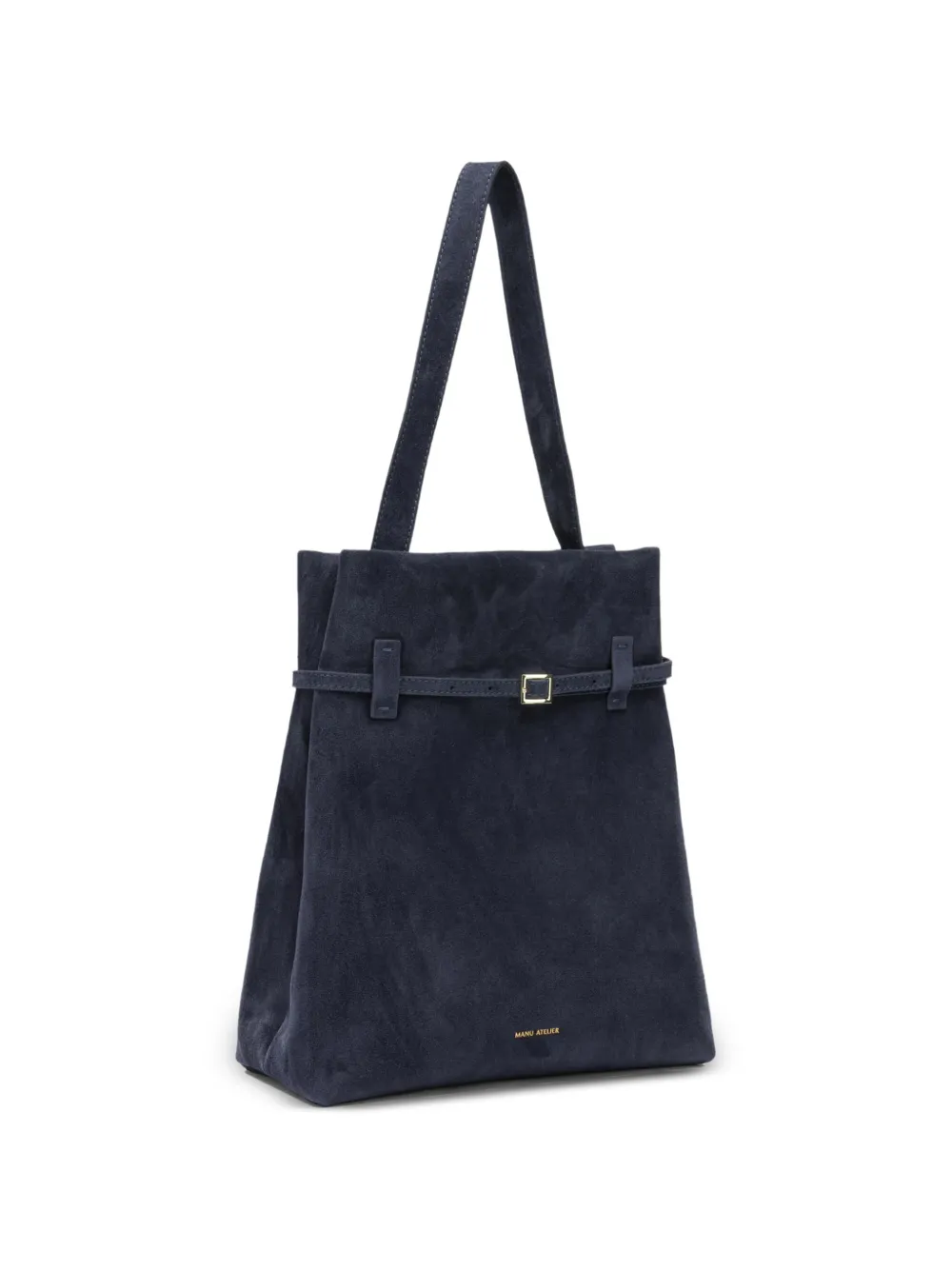 Manu Atelier Tote du Jour suède shopper Blauw