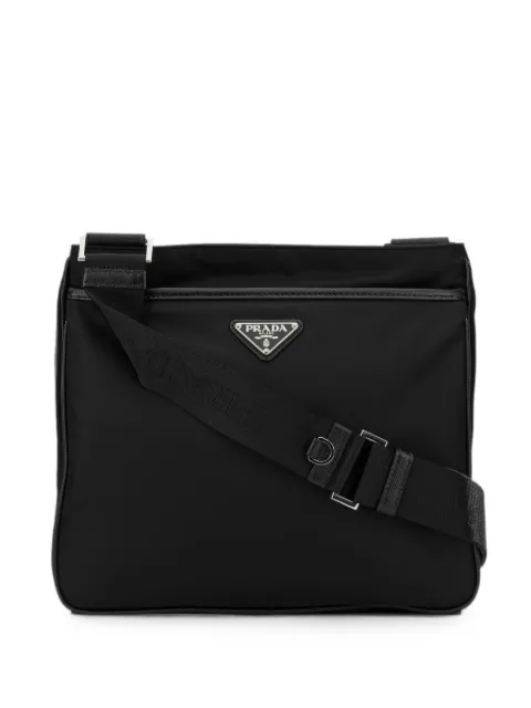 Prada sac porté épaule à plaque logo