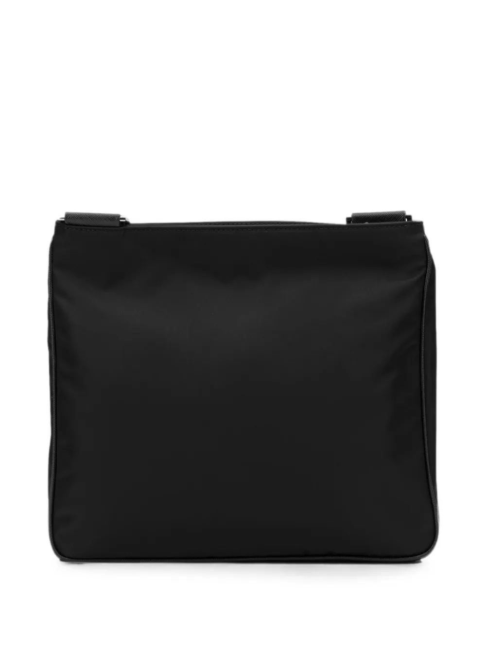 Prada Schoudertas met logoplakkaat Zwart