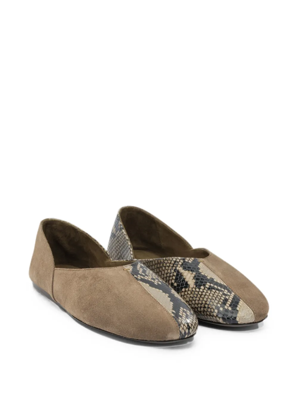 KHAITE Jane ballet flats Bruin