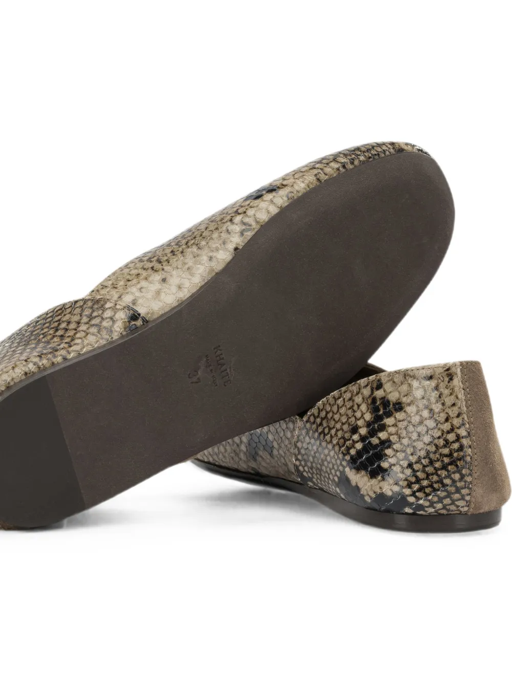 KHAITE Jane ballet flats Bruin