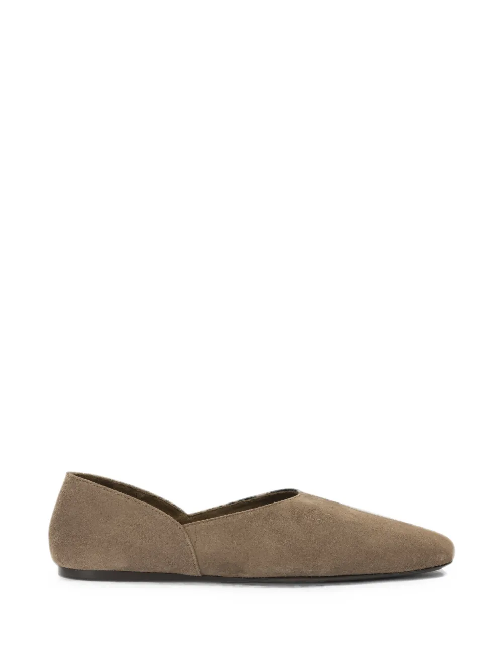KHAITE Jane ballet flats - Marrone