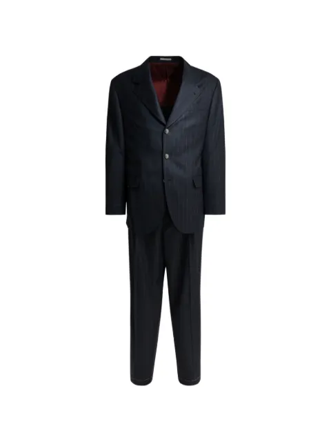 Brunello Cucinelli pinstriped wool suit