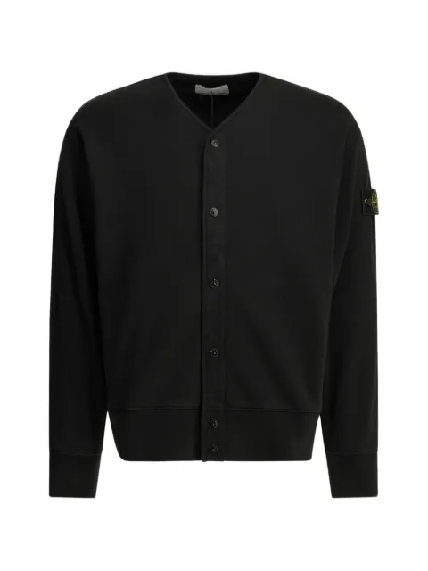 Stone Island cárdigan con parche del logo