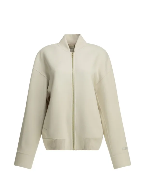 Sportmax Wool Bomber Jacket in White