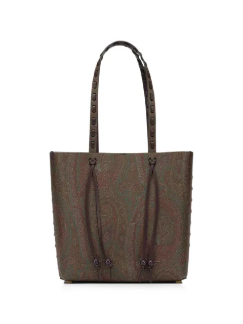 ETRO Paisley-print whipstitch-trim shoulder bag