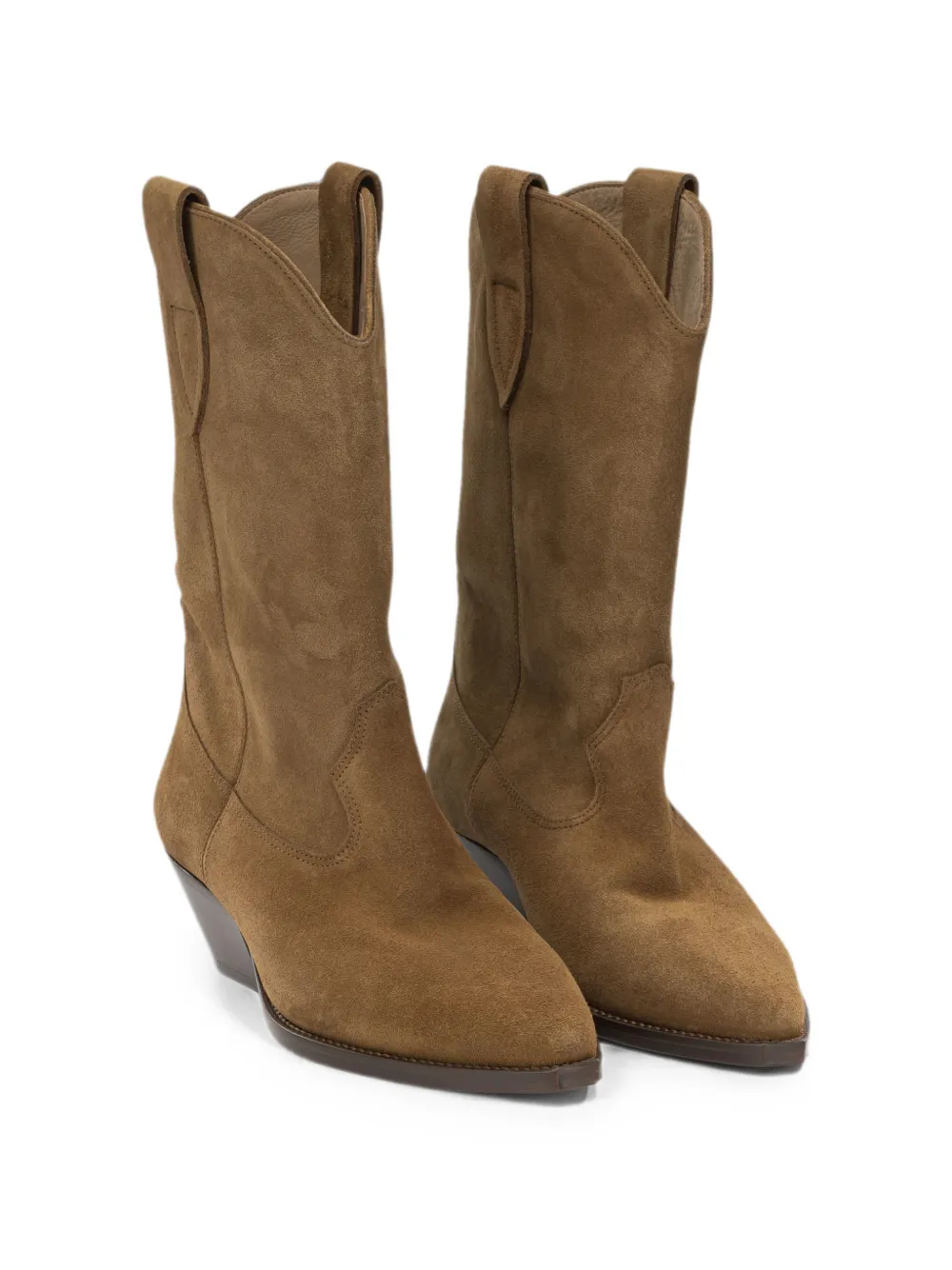 ISABEL MARANT suede western boots Bruin