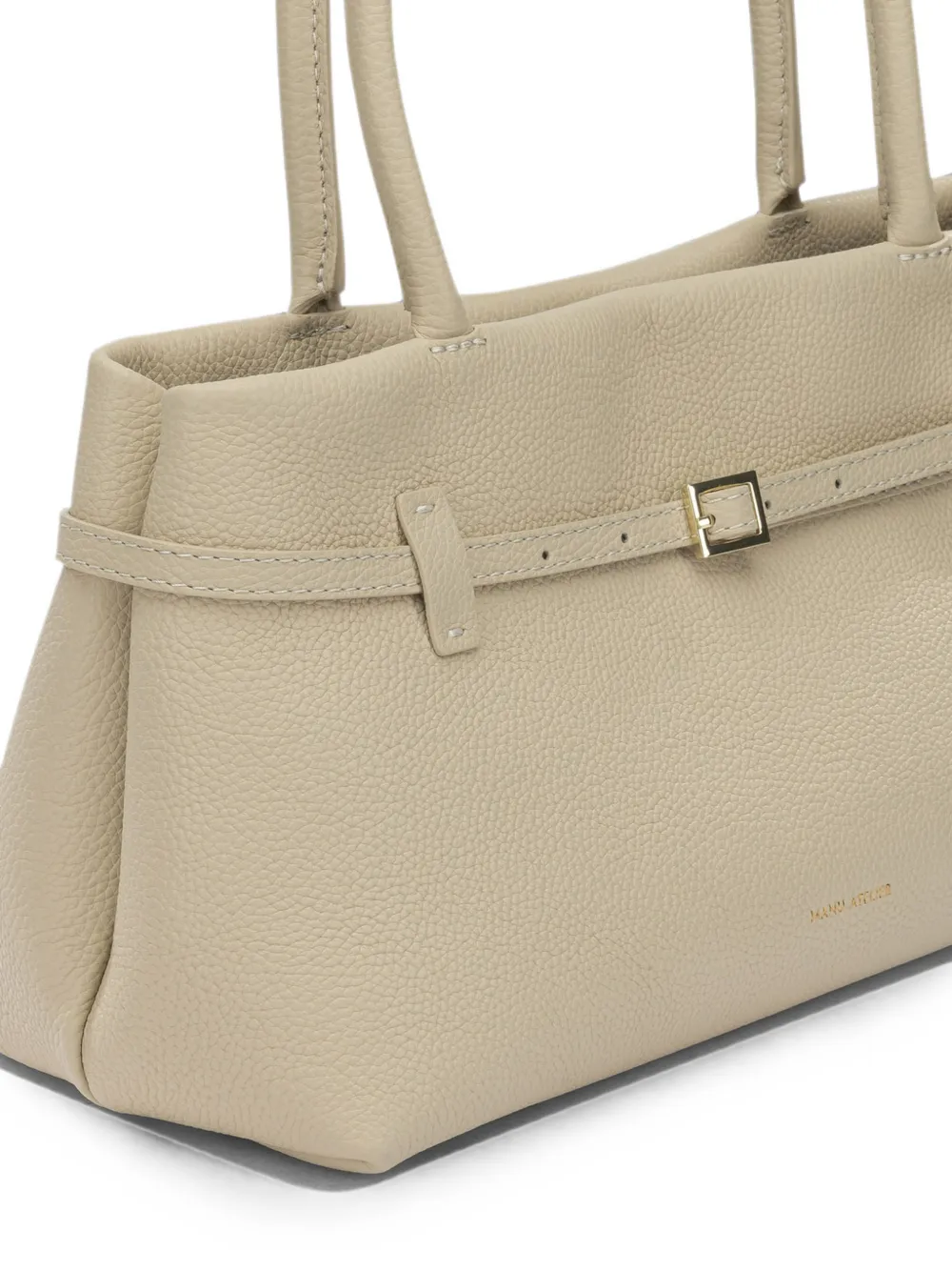 Manu Atelier Le Cambon East West schoudertas Beige