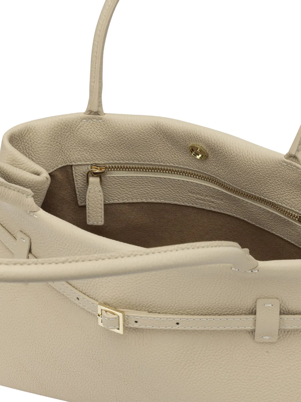 Manu Atelier Le Cambon East West schoudertas Beige