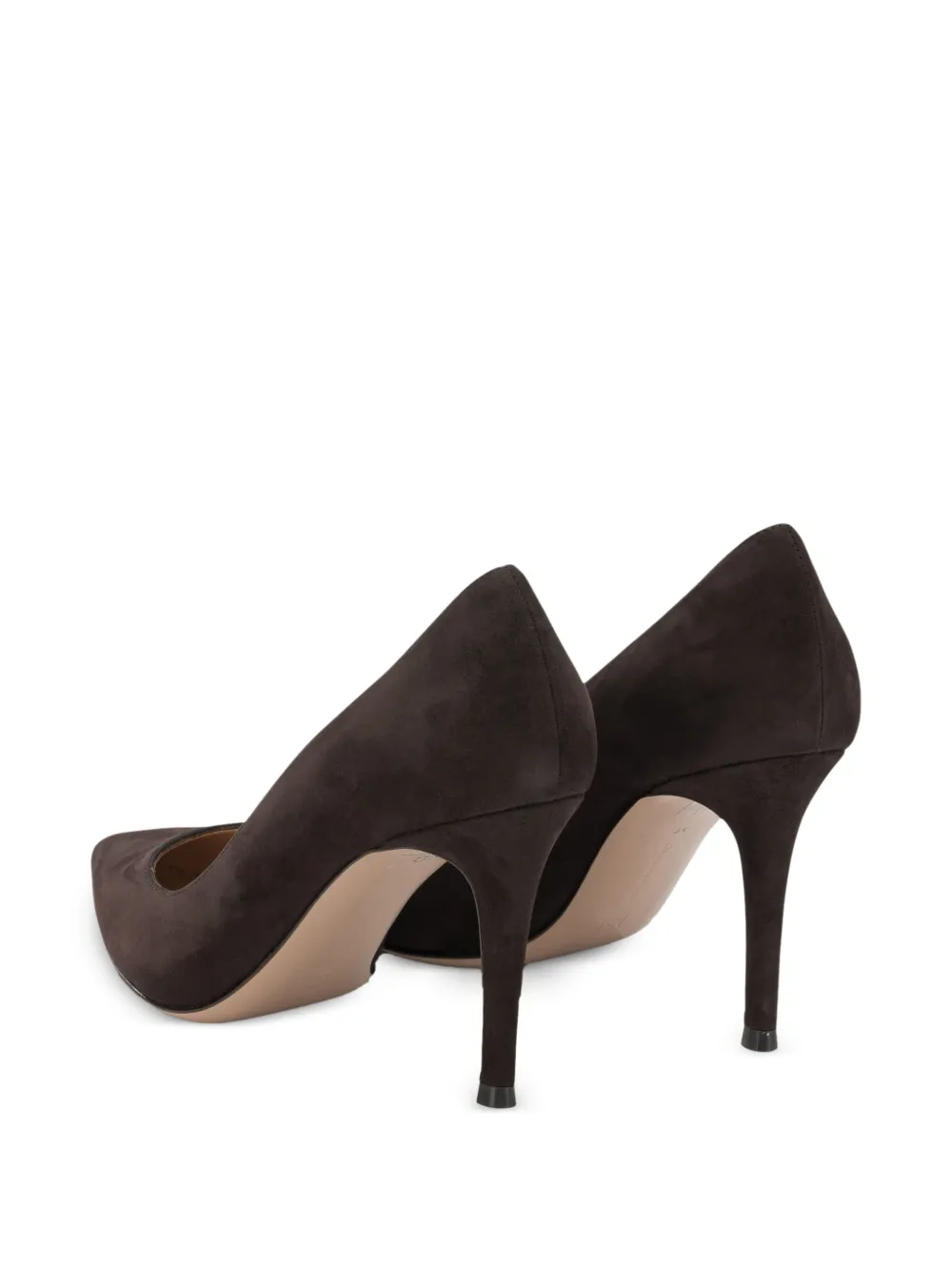 Gianvito Rossi Pumps met puntige neus Bruin