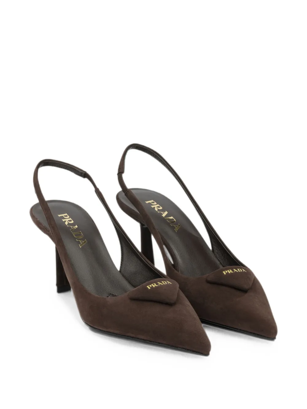 Prada slingback suede pumps Bruin